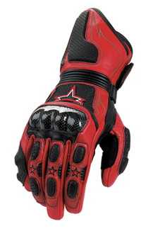 Icon Merc Long Red Gloves